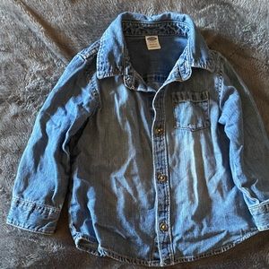 Baby chambray button up